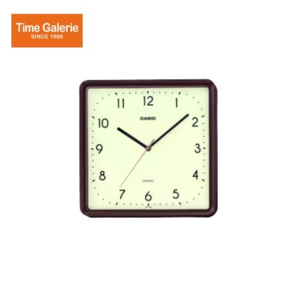 Casio IQ-152-5 Brown Square Wall Clock Casio IQ-152-5 Brown Square Wall Clock